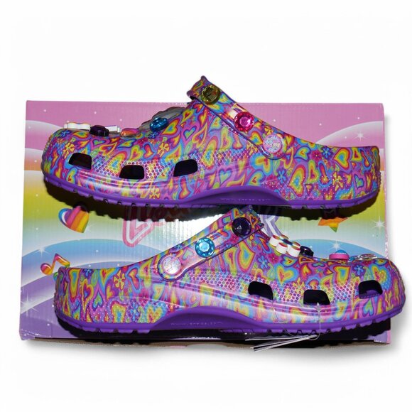 Lisa Frank x Crocs Classic Clog Urban Outfitters Rare Women's Size 12 Men's 10 - Picture 9 of 13